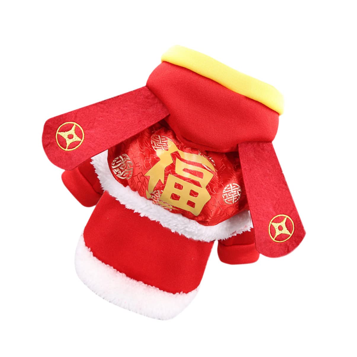 FRCOLOR 3 Pz Abbigliamento Invernale Vestiti Cappotti Per Cani Per L'inverno Costume Da Compagnia Di Capodanno Costume Capodanno Cinese Per Cani Creativo Cane Cappotto Invernale Cucciolo