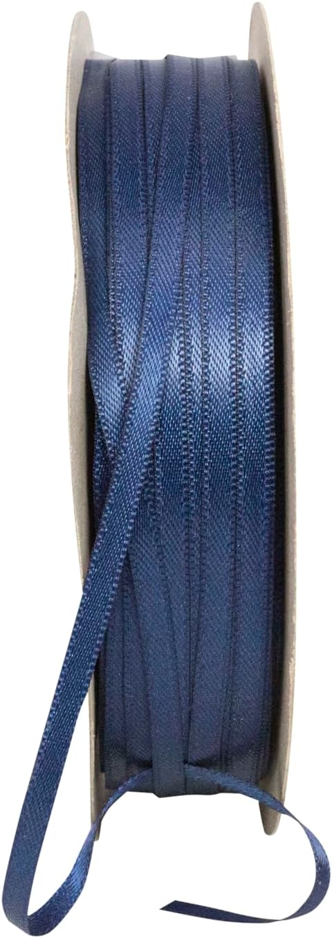 Reliant Ribbon 4950-007-40K Double Face Satin Ribbon, 2-1/2 Inch X 50 Yards, Shell Grey