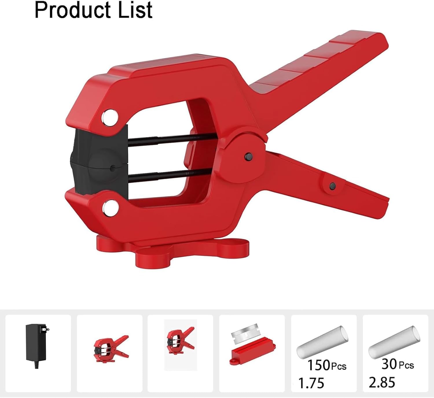 3D Filament Connector, 1.75mm Filament Splicer Tool, Up to 240℃ Filament Fuser & Joiner, Repair Broken 3D Filament, for All Kind PLA/ABS/PETG/TPU/PC/PP