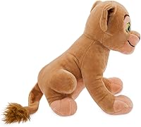 Vista 3 de Disney Store - Peluche oficial de Nala, mediano, de Disney, para niños, personaje de peluche con textura esponjosa y detalles bordados, cola