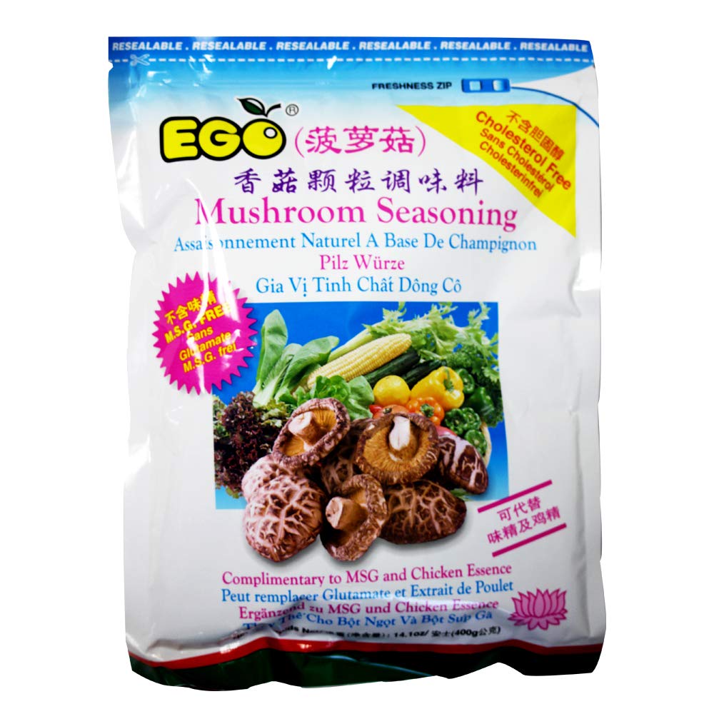 EGO Cholesterol Free Mushroom Seasoning - 14.1 oz. (400g)