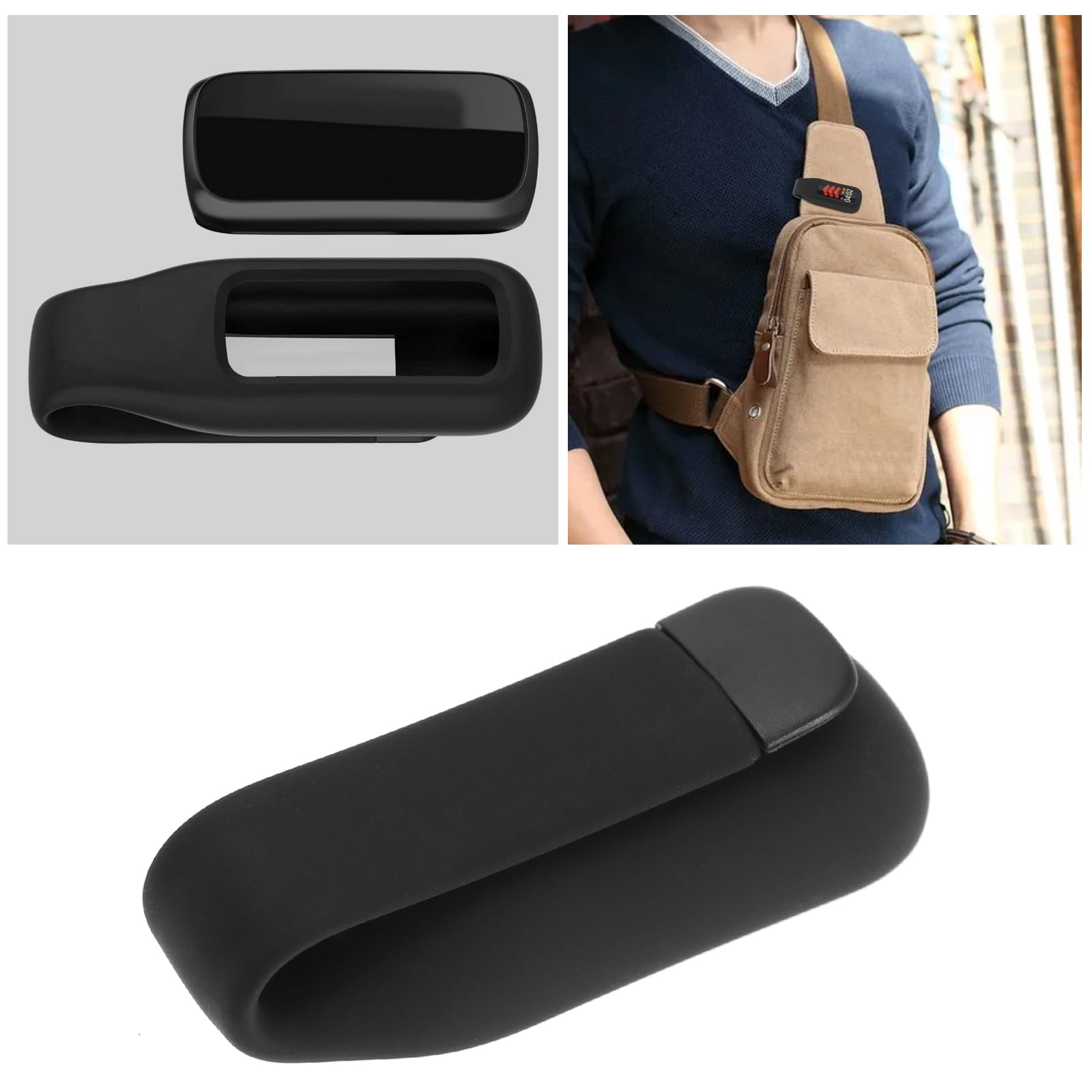 Metal Clip Silicone For Case Compatible With Fitbit Luxe For Smart