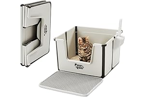 Pawque Large Foldable Litter Box: Your Feline's Spacious Restroom Haven