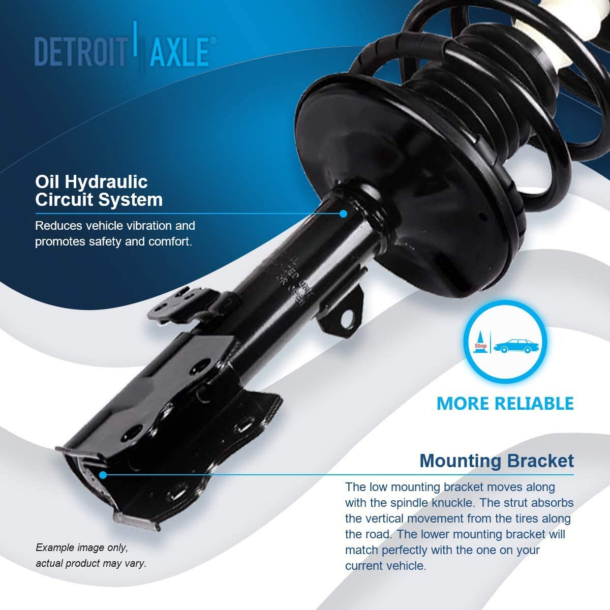 Amazon.com: Detroit Axle - Front & Rear Struts for 2004-2009 