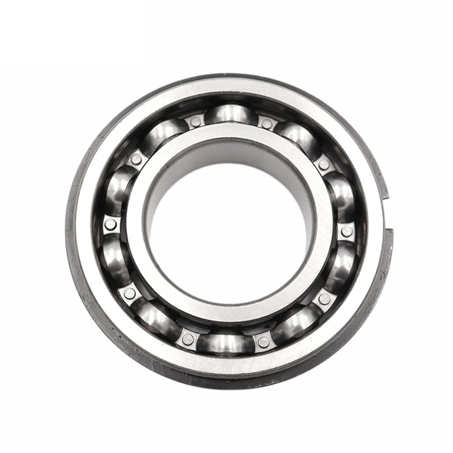 2PCS Bearing with Locating Snap Ring 6200N 6201N 6202N 6203N 6204N 6205N 6206N 6207N RS Rubber Seal ZZ Iron Seal(Rubber Seal,2PCS_6202N 15X35X11)