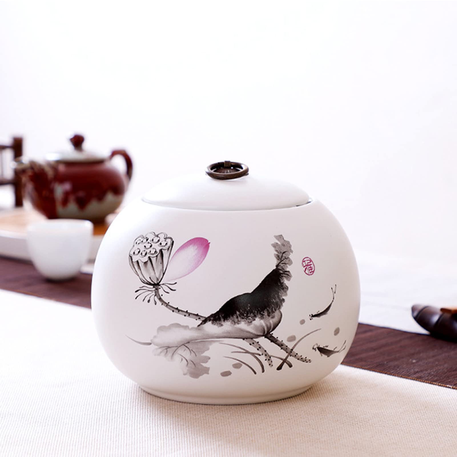 Urny, Urna na prochy zwierząt, ceramiczne urny pamiątkowe(White D)