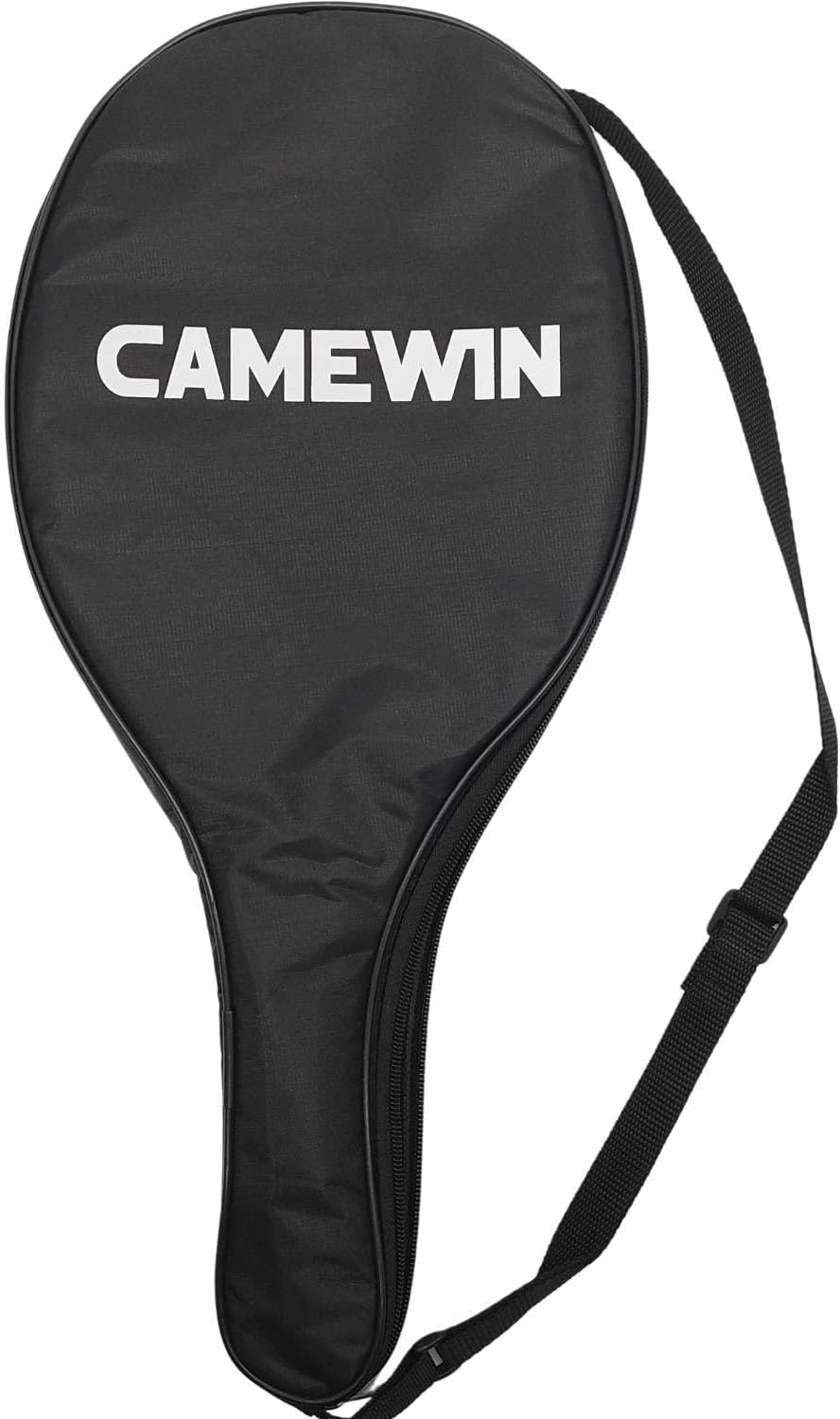 Raquete Para Beach Tennis Profissional Em Fibra Carbono Com Capa Protetora - Camewin