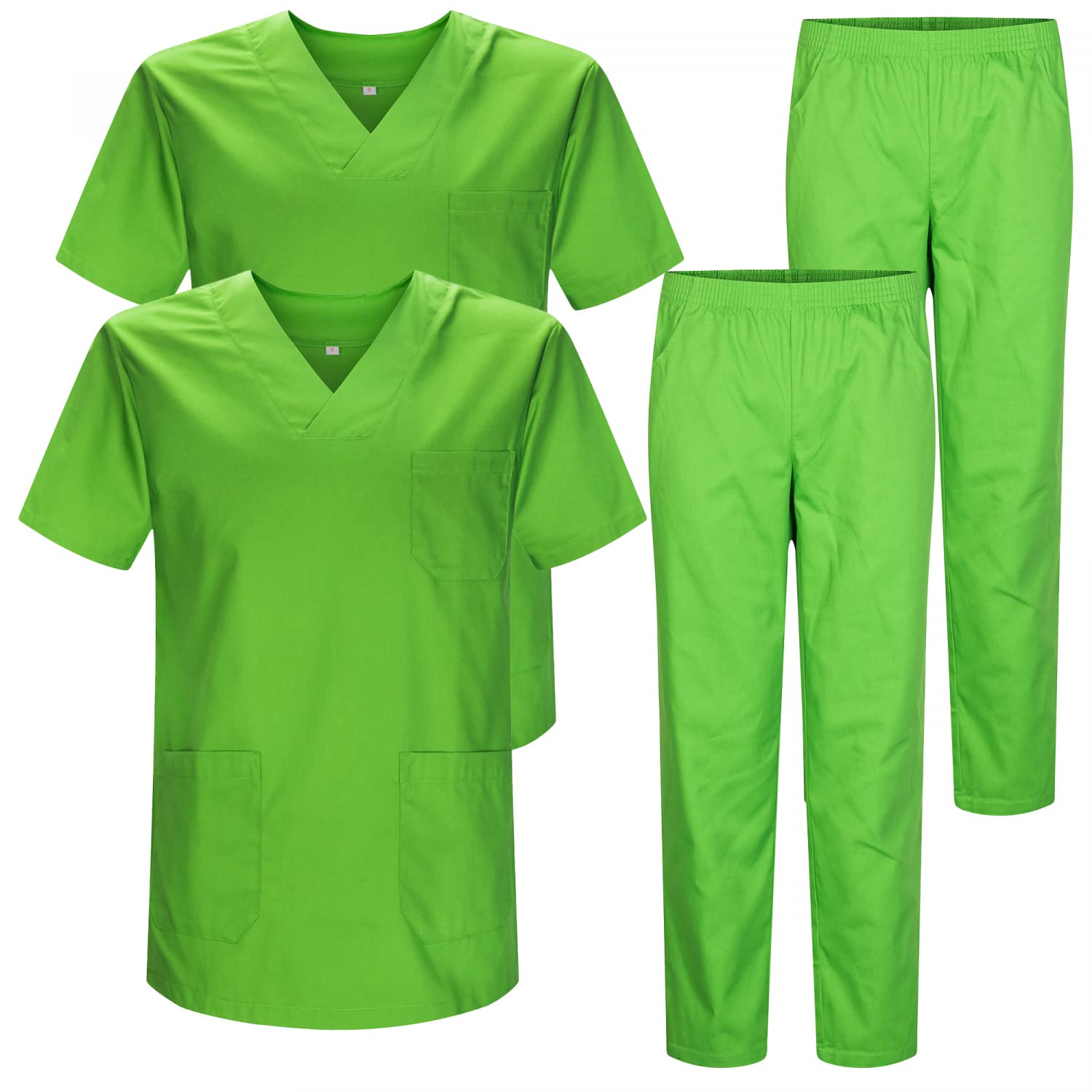 MISEMIYA - Pack * 2 Pcs - Unisex-Schrubb-Set - Medizinische Uniform mit Oberteil und Hose ref.2-8178