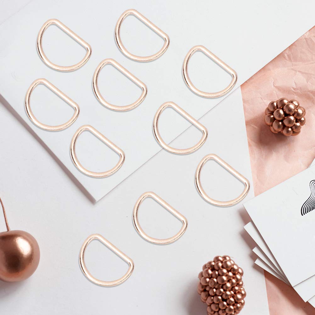 Sourcing Map Métal Anneaux D Boucle, 30pcs 20mm (0.79") 1.7mm Épais