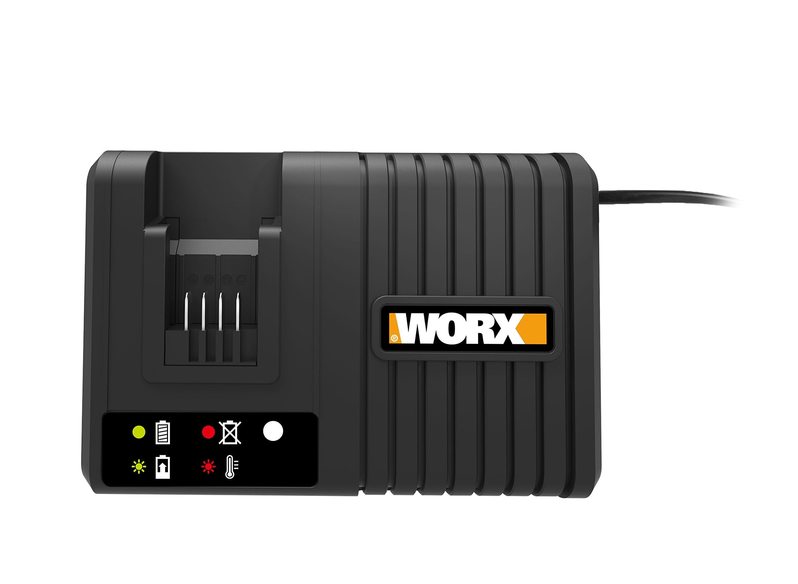 WORX WA3867 Caricatore Ultra Rapido per Batterie 20V Powershare, Fino a 6000 mAh