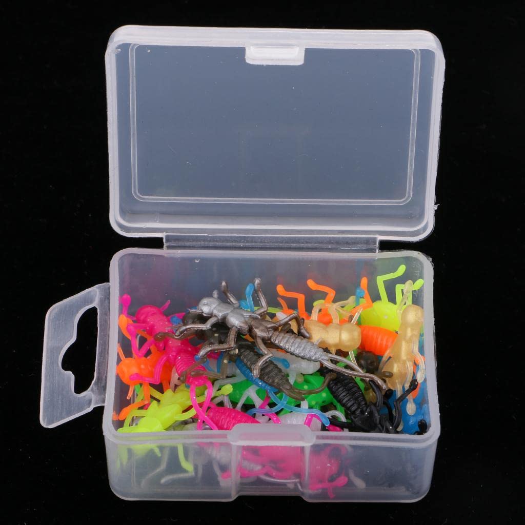 Enakshi® 20pcs Artificial Stonefly Nymph Rubber Fishing Lures Insect Baits with Multi Legs 3.5cm|Sporting Goods | Fishing | Baits, Lures & Flies | Soft Fabrics-image-28