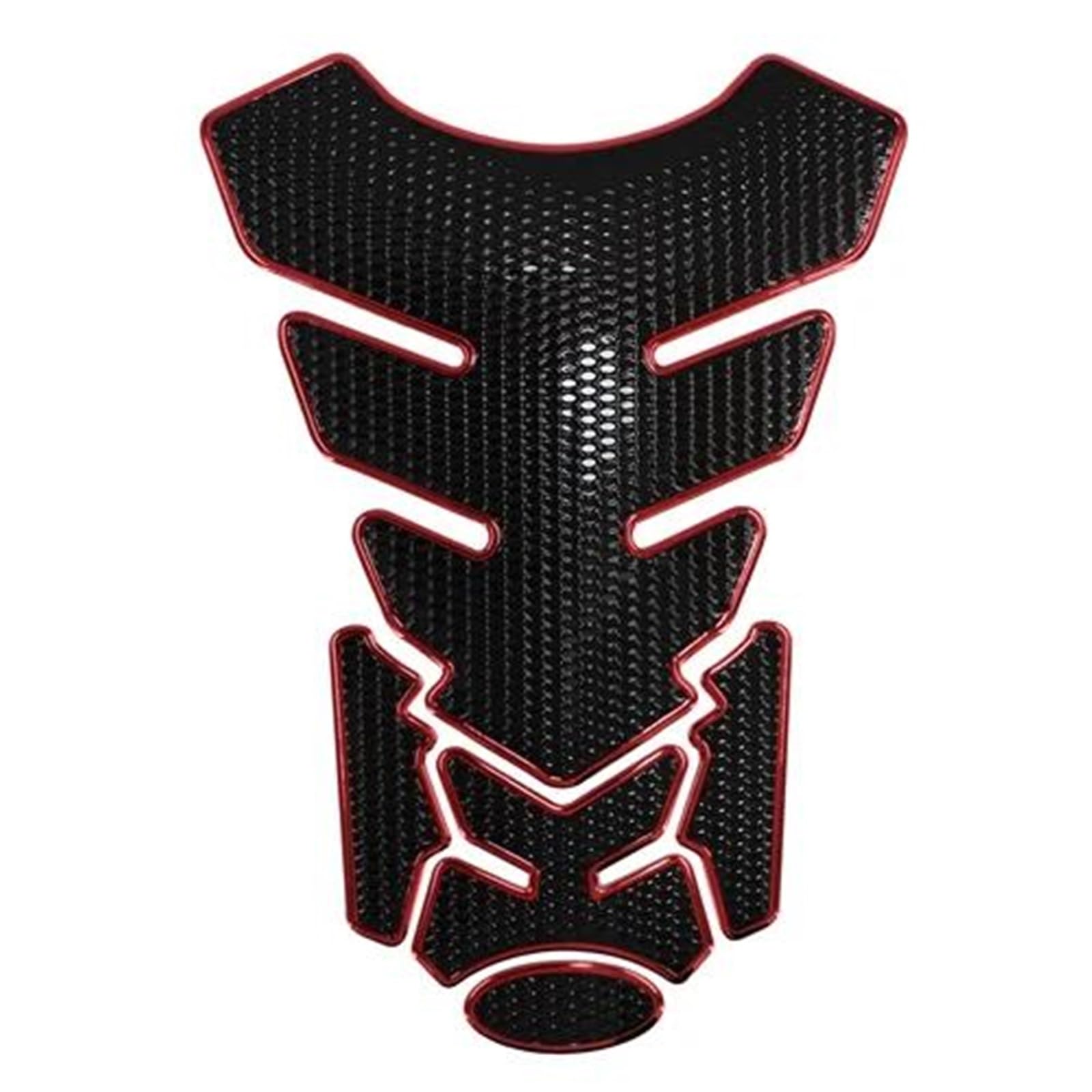 Motorcycle Accessories Tank Pad Protector Decals Gas Fuel Rubber Sticker for Suzuki for Bandit 600(Rosso)