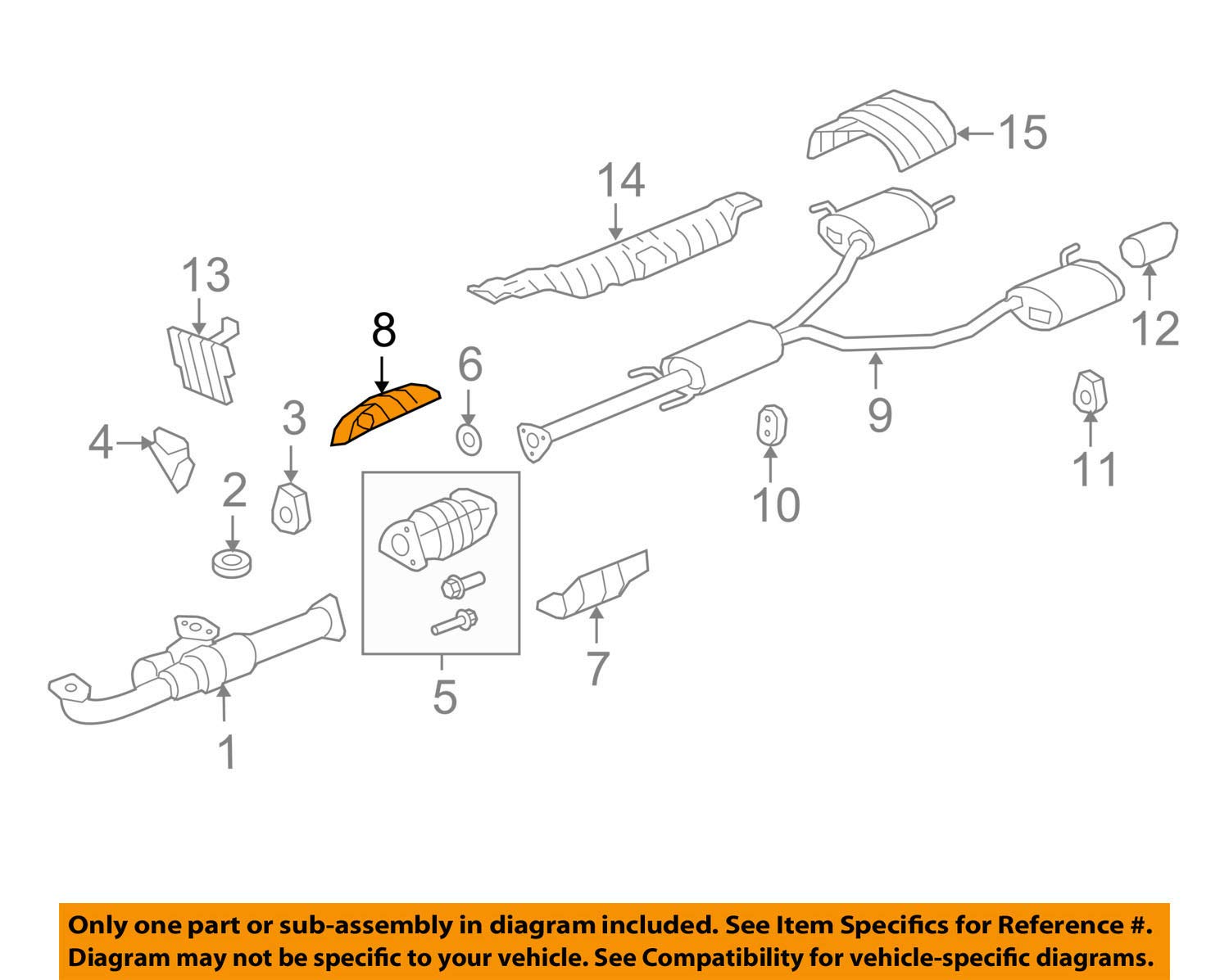 Genuine Honda 18182-R70-A00 Cover (Upper)