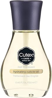 Cutex Hydrating Cuticle Oil, Formulated With Vitamin E & Sweet Almond Oil, (13.6Ml) For Dry, Brittle & Rough Nails, Almond Scent, Dermatologist Tested