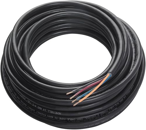 Cable de control de 4 conductores 14-4 cables 14-4 para aire acondicionado mini split con certificación UL (50 pies)