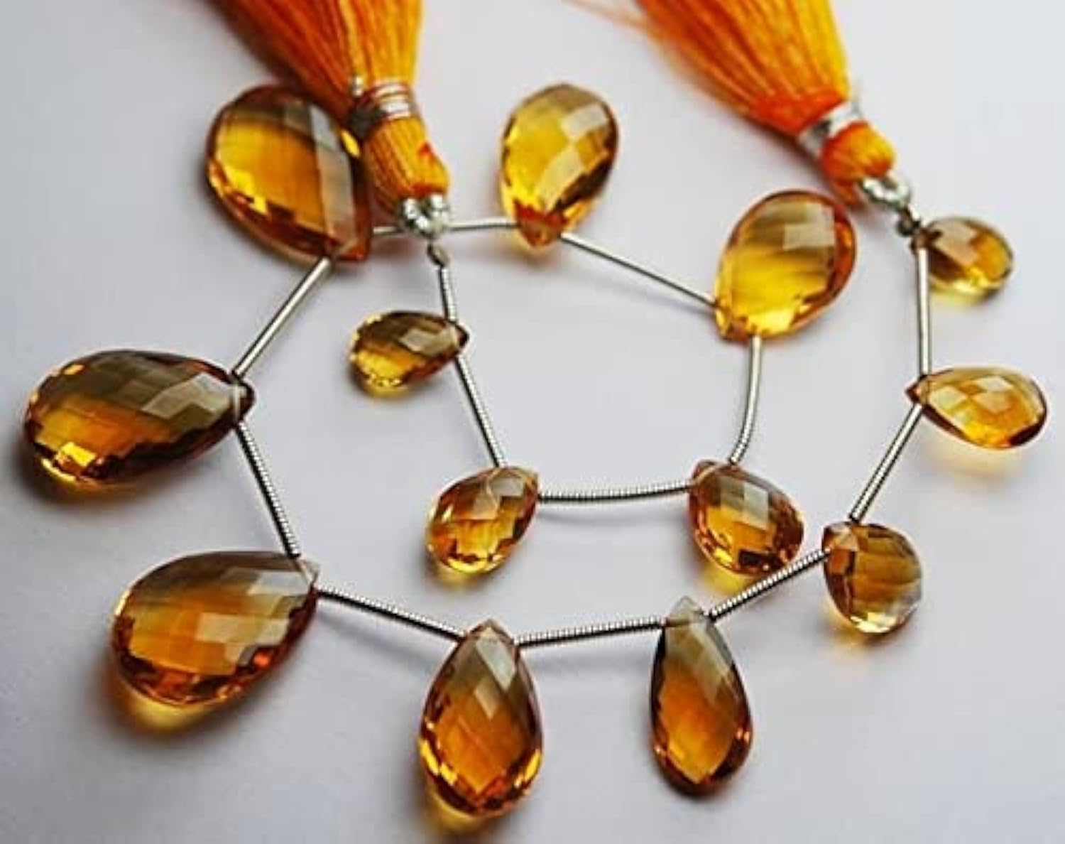 Citrine naturelle pour bijoux d'été et accessoires bohèmes chic faits main