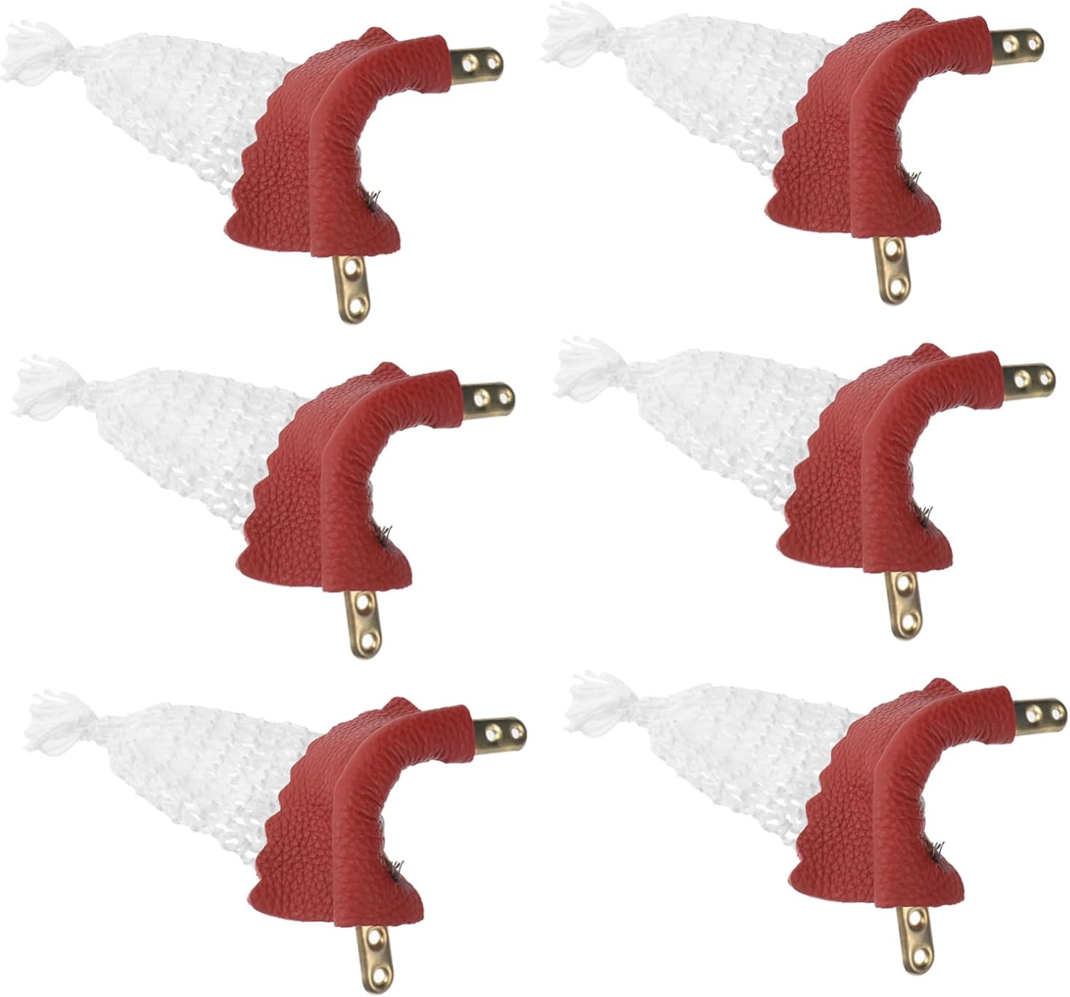 Billiard Net Bag Pool Table Felt Replacement 6pcs Leather Snooker Table Pockets Kit