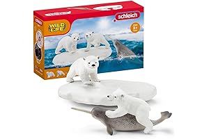 Schleich Wild Life 4-Piece Polar Playground for Kids