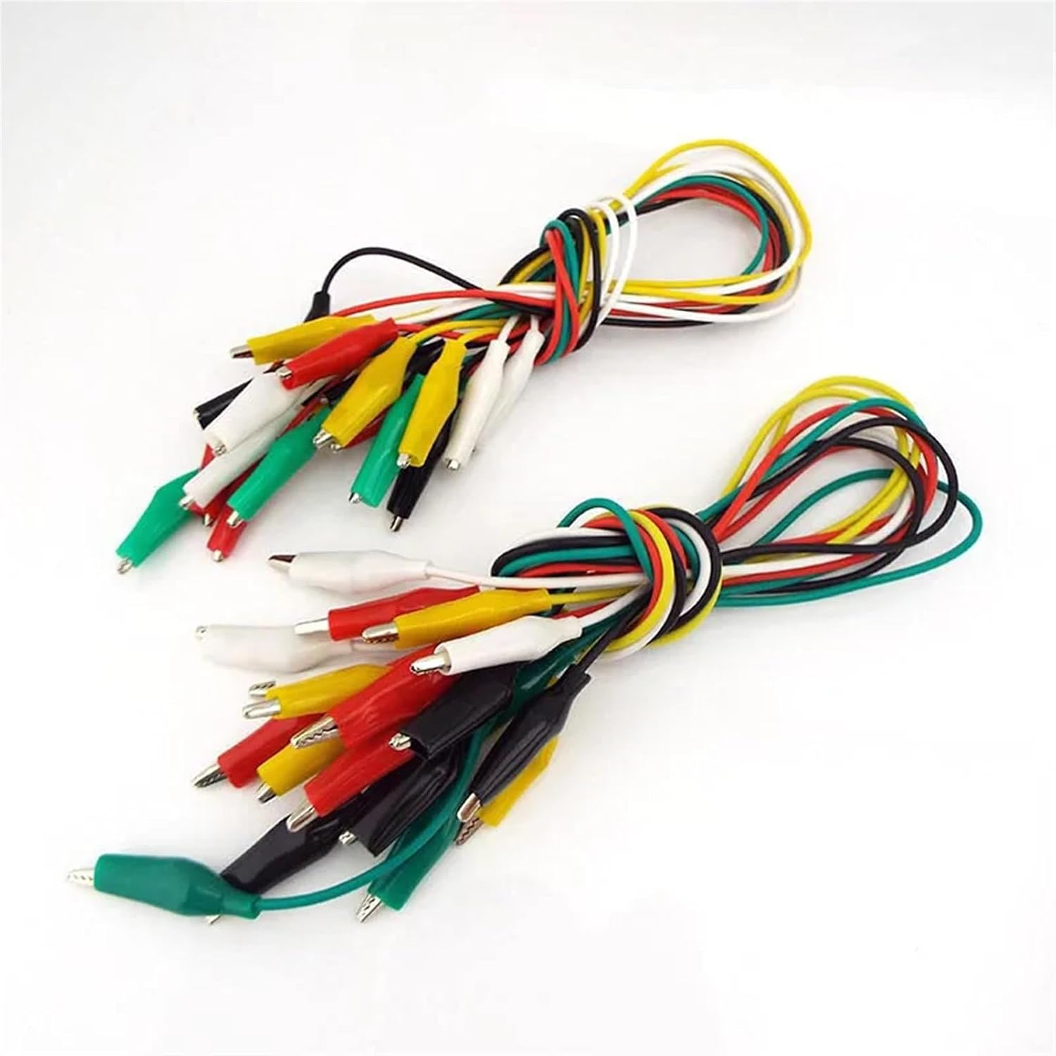 28mm 35mm Alligator Clip Connector Crocodile Clips Test Lead Hook Electrical Cable Connector Tester Probe(10pcs 45mm)