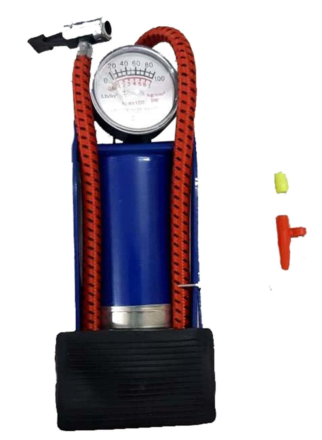 SSI Heavy Steel Body Foot Pump for car air Pump for Cycle Heavy