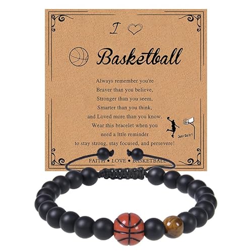 ABISIN Baseball Basketball Football Soccer Volleyball Gift (Basketball)