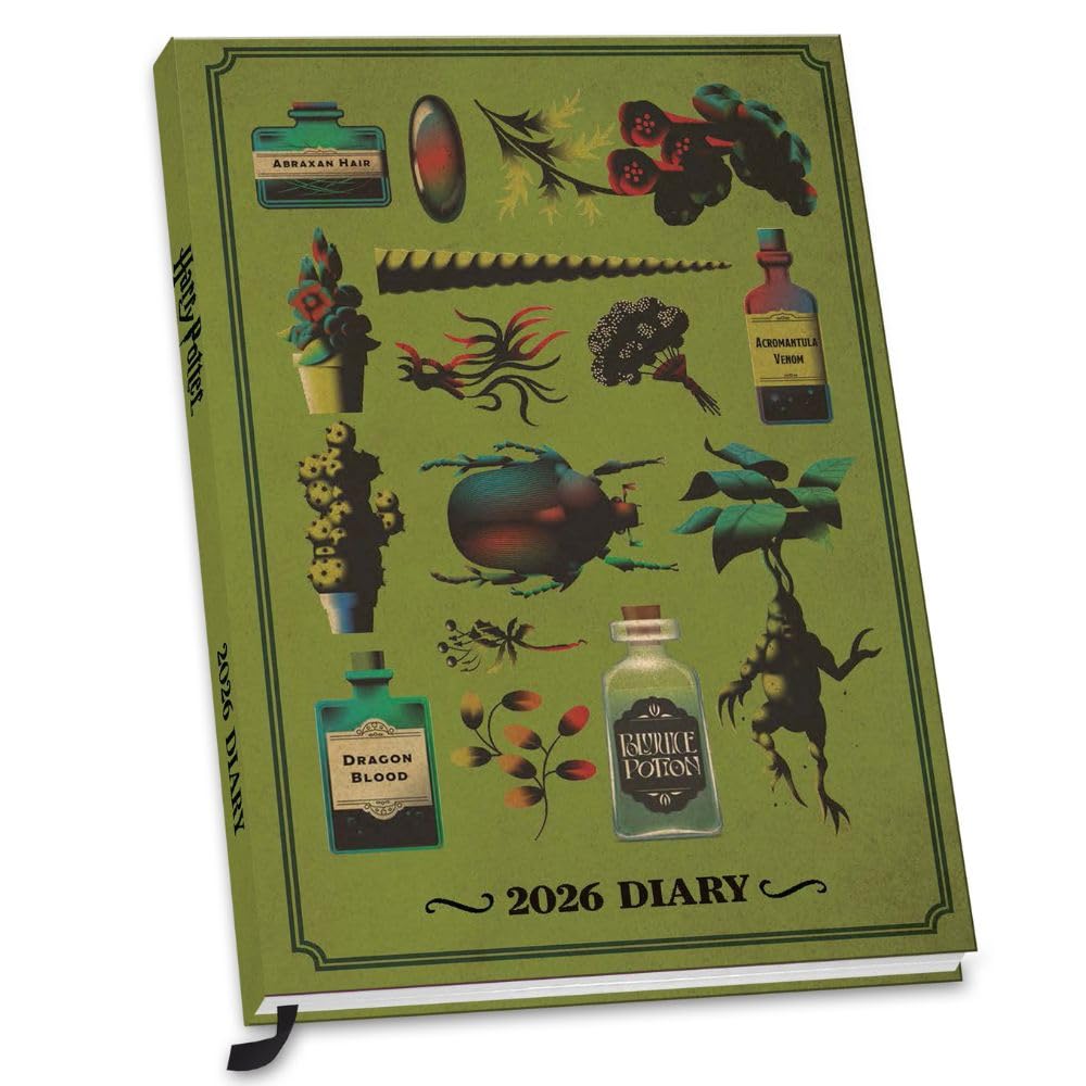 2026 DIARY HARRY POTTER WEEK TO VIEW HARDBACK A5 DIARY OFFICIAL PRODUCT