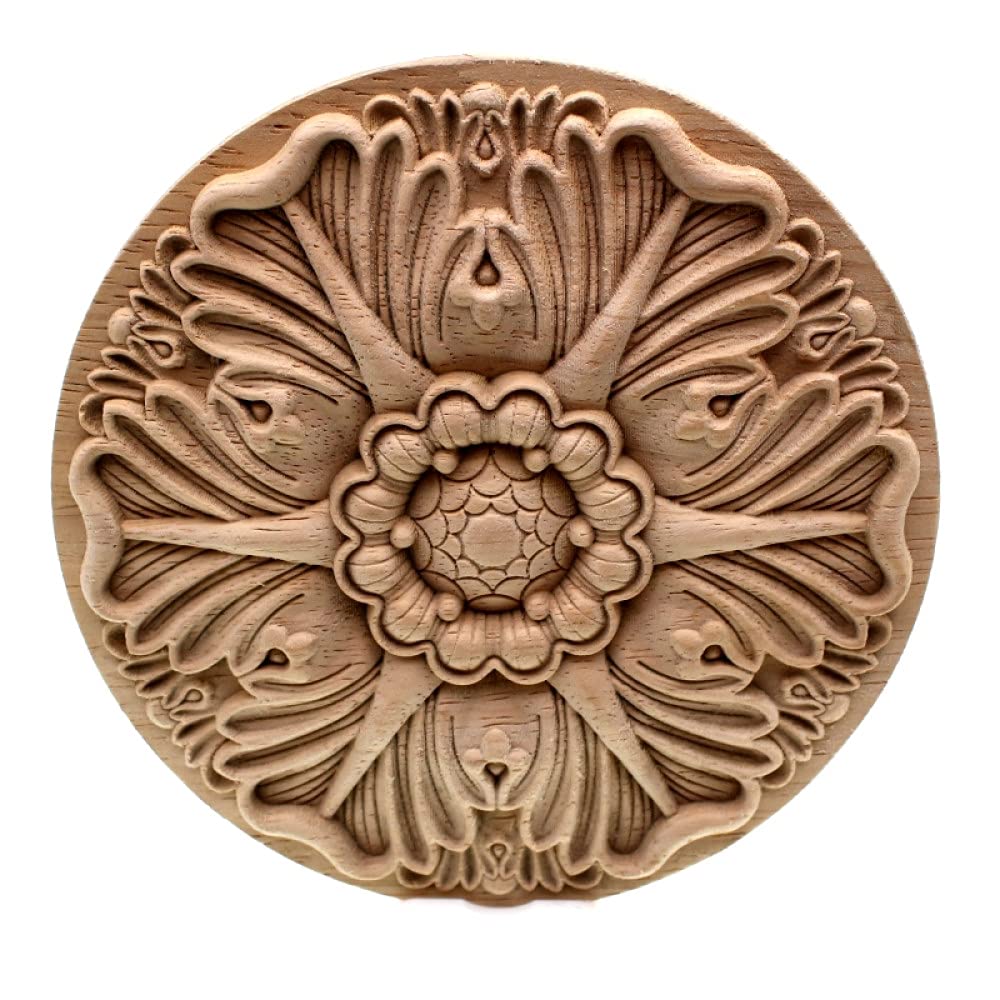Applique en bois sculpté de 30cm pour meuble chic