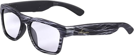 OhO Smart Glasses,Polarized Sunglasses with Bluetooth Speaker,Athletic/Outdoor UV Protection and Voice Control,Unisex