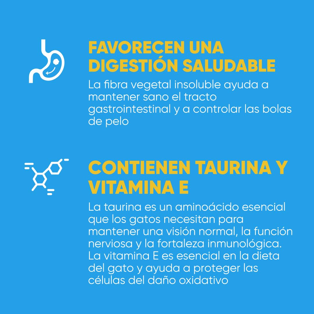INABA Churu Hairball Control, Snack Cremoso para Gatos contra Las Bolas de Pelo, con Atún, Pollo y Salmón, Puré Suave con Fibra Añadida, Rico en Omega 3 y 6, Alto Contenido en Humedad, 40 Tubos x 14g