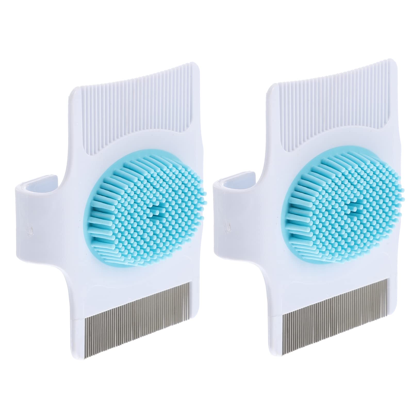 Abaodam Matted Fur Remover for Cats 2pcs Pet Comb Deshedding Tool Dematting Brush Pet Grooming Supplies