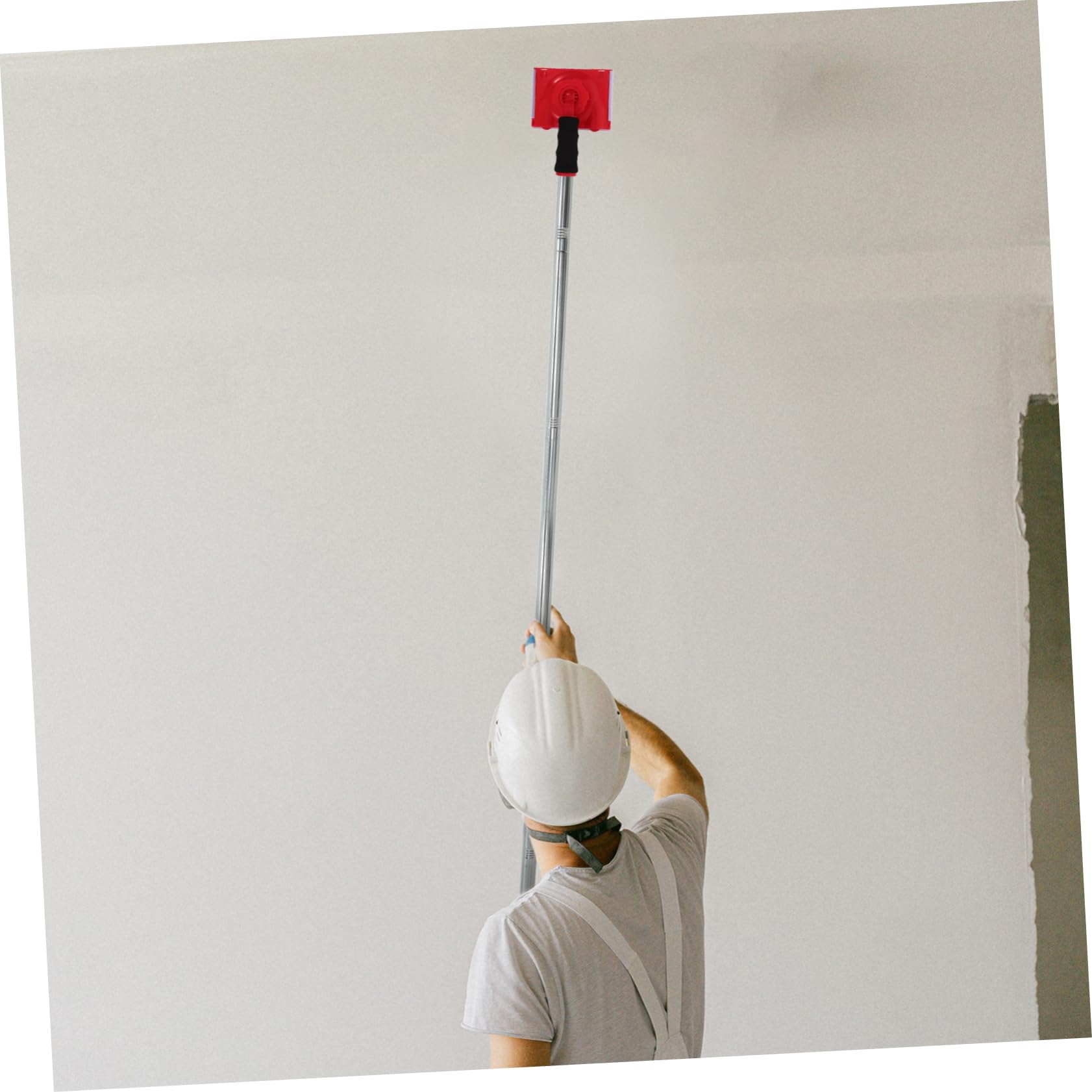 Lurrose Brosse pour machine à bords finesse coin tampon incliné applicateur de ruban de peinture outils de déligneuse de peinture pour les murs outil de peinture de garniture abdos rouge