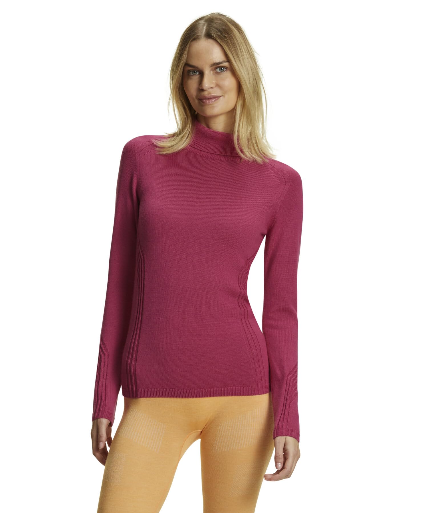 Pull-over femme FALKE pull chic en maille fine col rond vêtement mode hiver - 7
