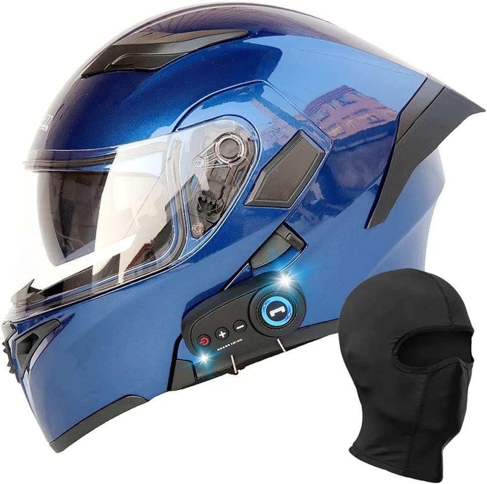 Casque moto intégral Bluetooth modulable pour rouler en musique avec double visière