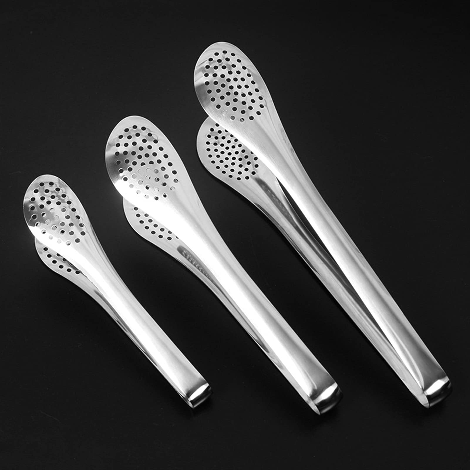 Pinzas de Cocina (1 Unidad), antiadherentes, antiescaldaduras, para Pan, Barbacoa, Carne, Accesorios para Parrilla, 1 Pieza de 5 Pulgadas (12,7 cm)
