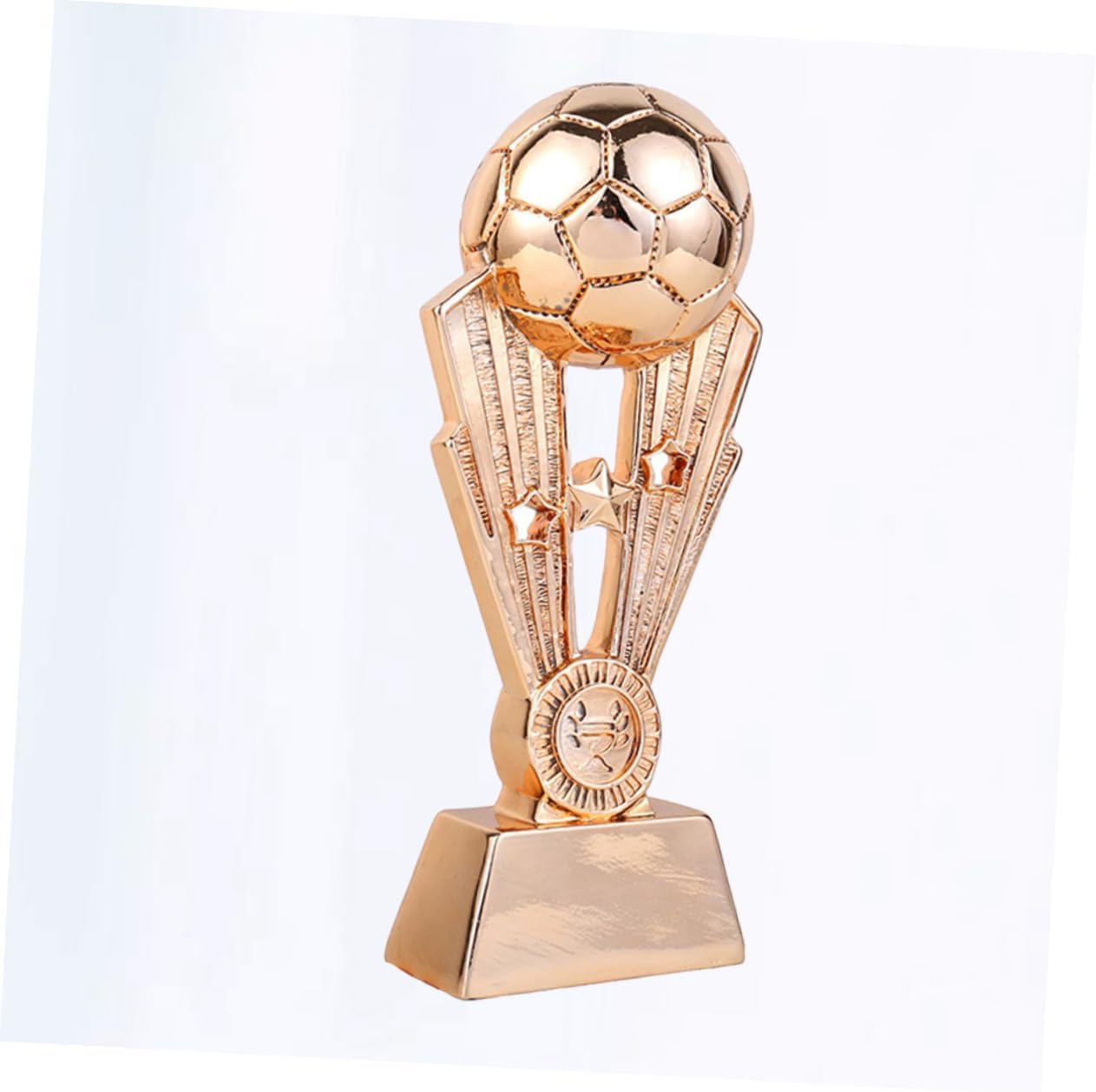Plating Resin Football Trophy Bronze Soccer Team Award for School Office and Kindergarten Award Trophy