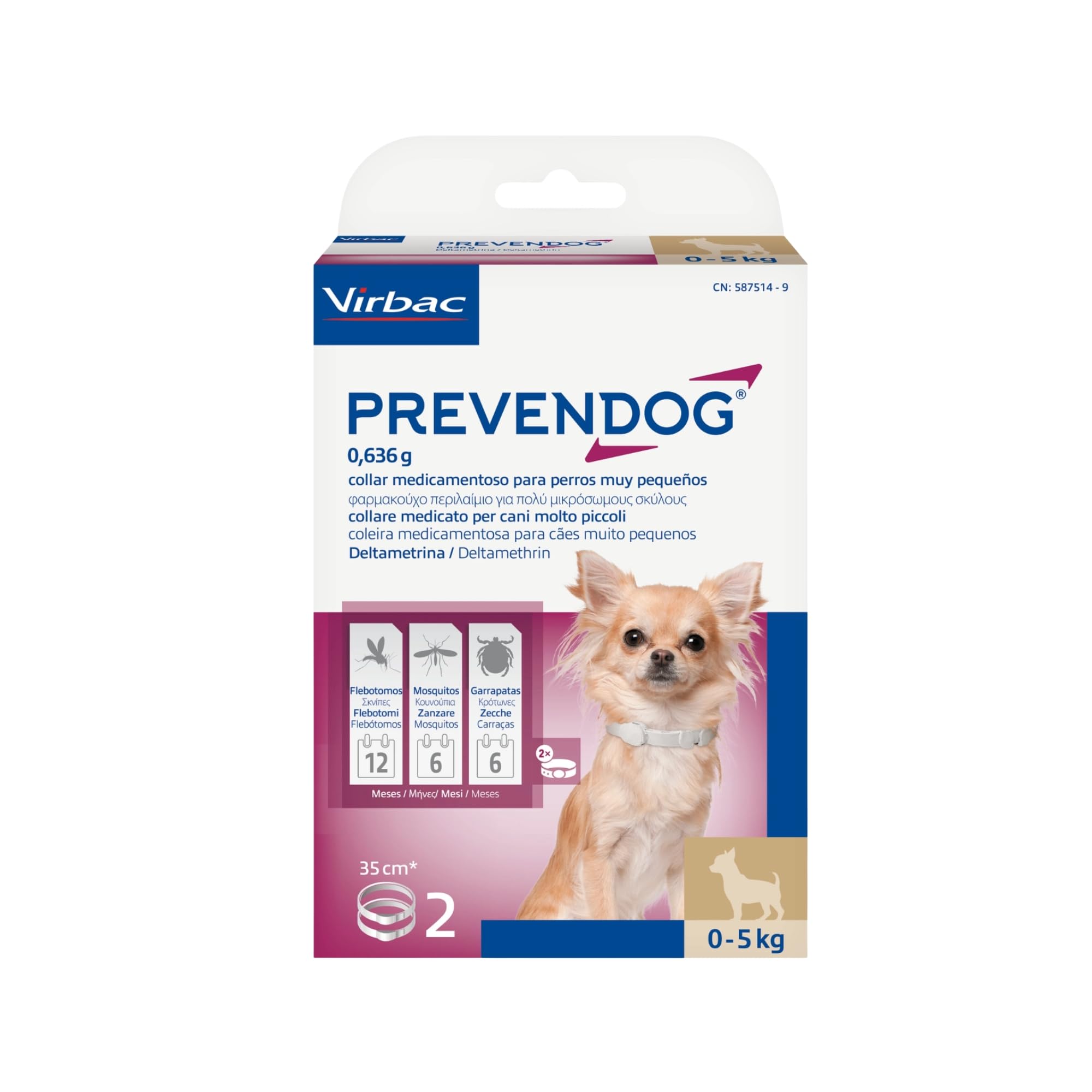 Virbac PREVENDOG 35 CM X2-500 g