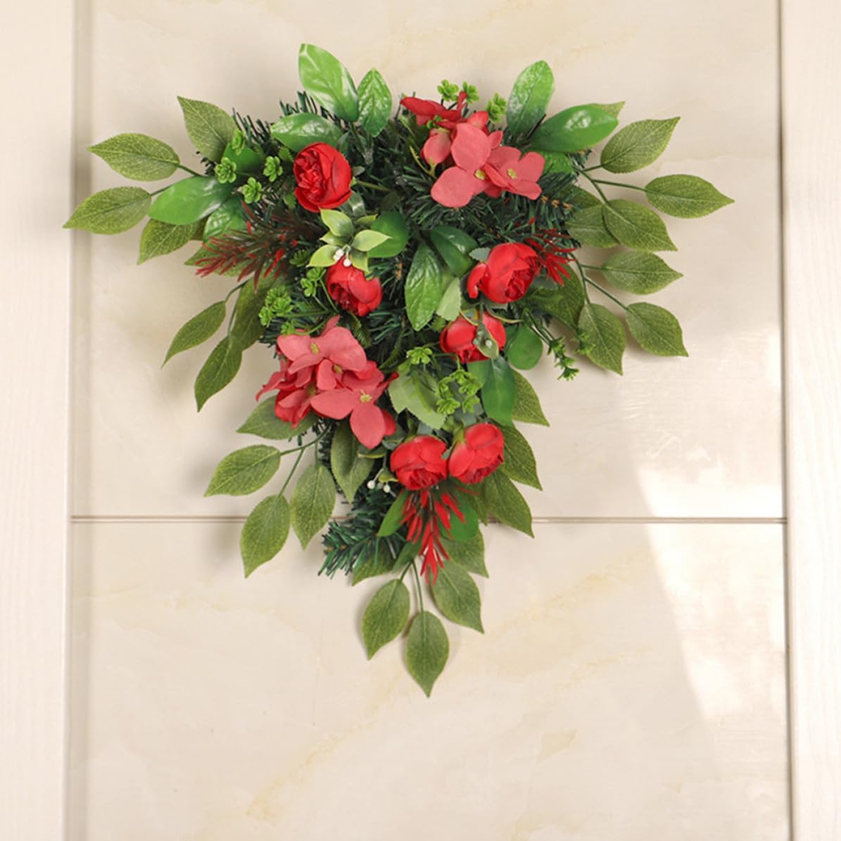 Black Artificial Hydrangea Swag for Wedding Arch Frame Wall Decor