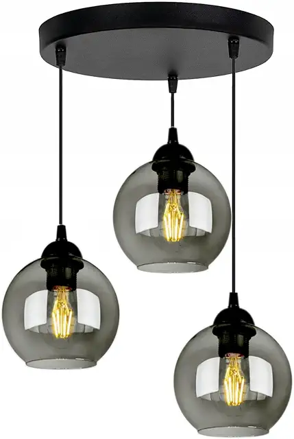 FKL DESIGN N100 Kugel Pendellampe Schwarz - Koglen Lampe