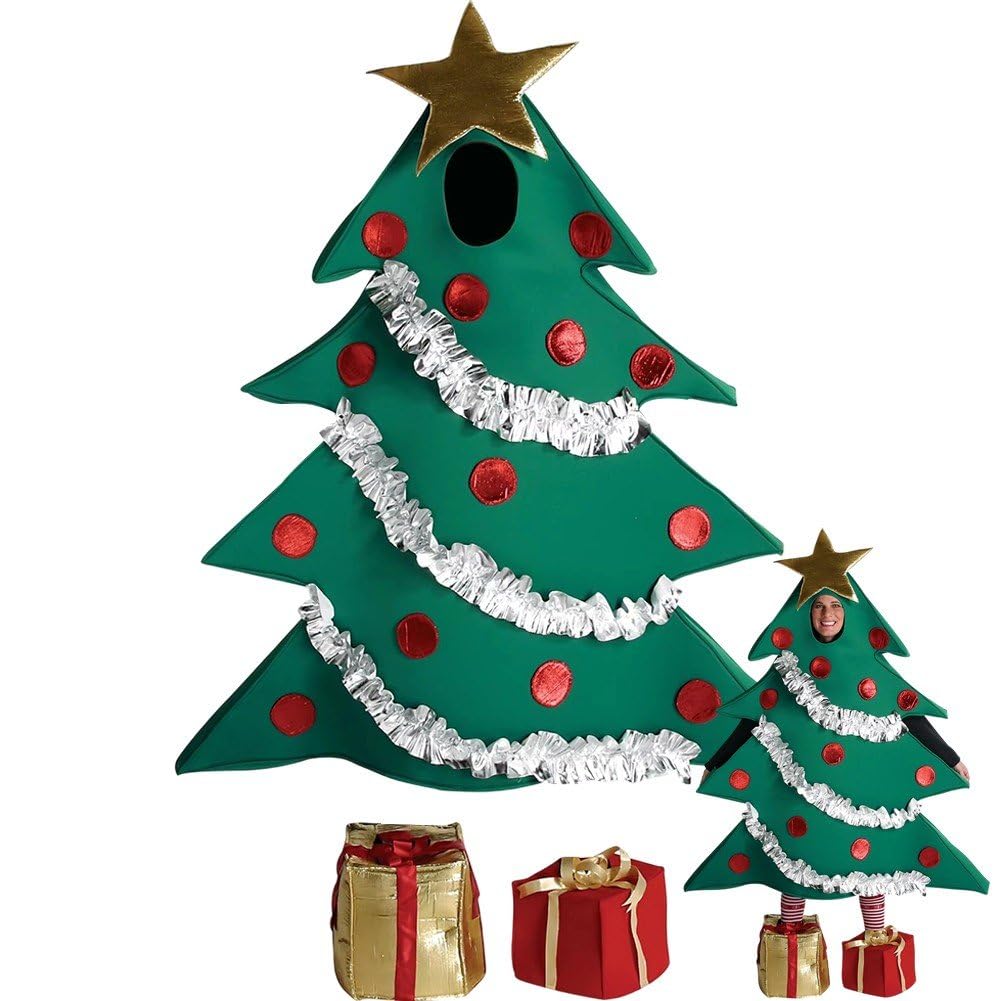 Costume de sapin de Noël adulte pour animer vos réveillons et fêtes