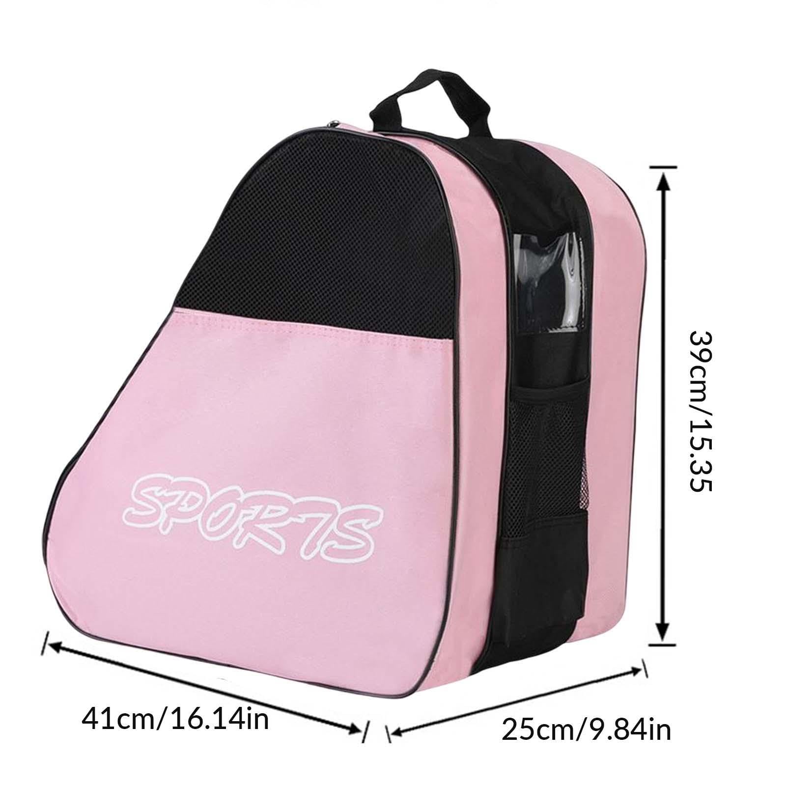 Borsa Portatile per Pattini Da Pattinaggio, Borsa per Pattinaggio sul Ghiaccio, Tracolla Regolabile di Grande Capacità per Bambini, Borsa per Pattini