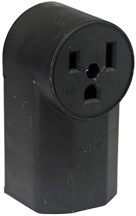 Hot Max 23124 50A Parallel Blade NEMA 6-50R Receptacle
