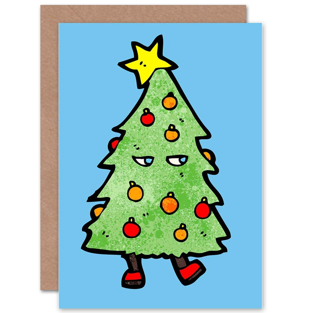 Artery8 - Greeting Card - Christmas Tree - Blue