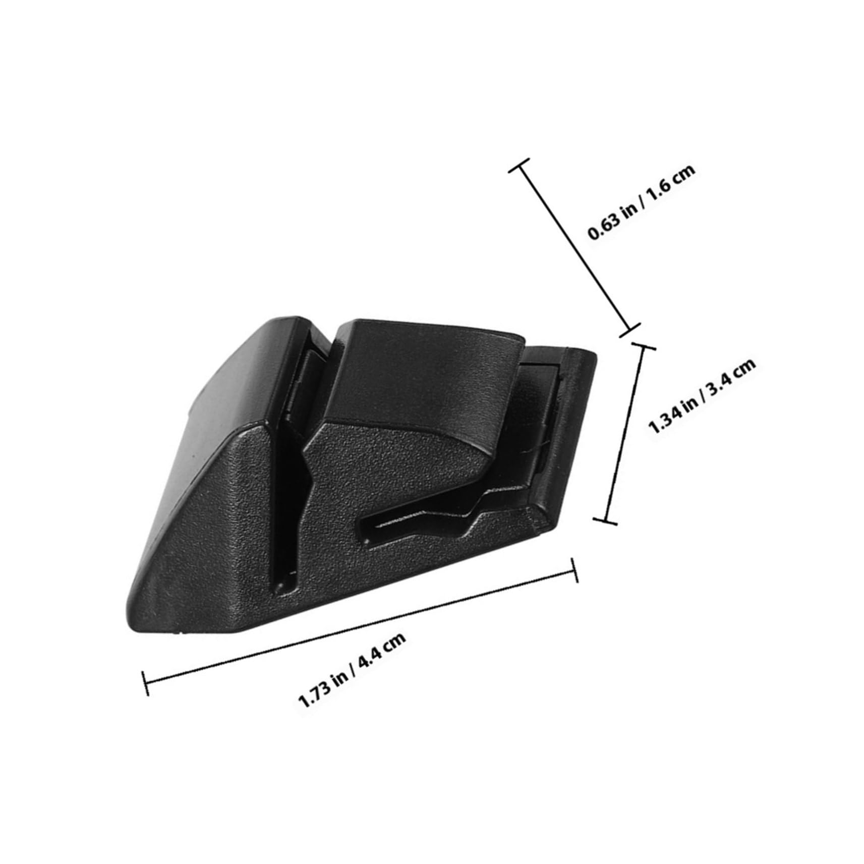 Luxshiny Clip Porte-cartes de Voiture en Abs Noir, Support Pratique pour Tickets et Cartes, Gain de Place pour Accessoires Intérieur de Voiture