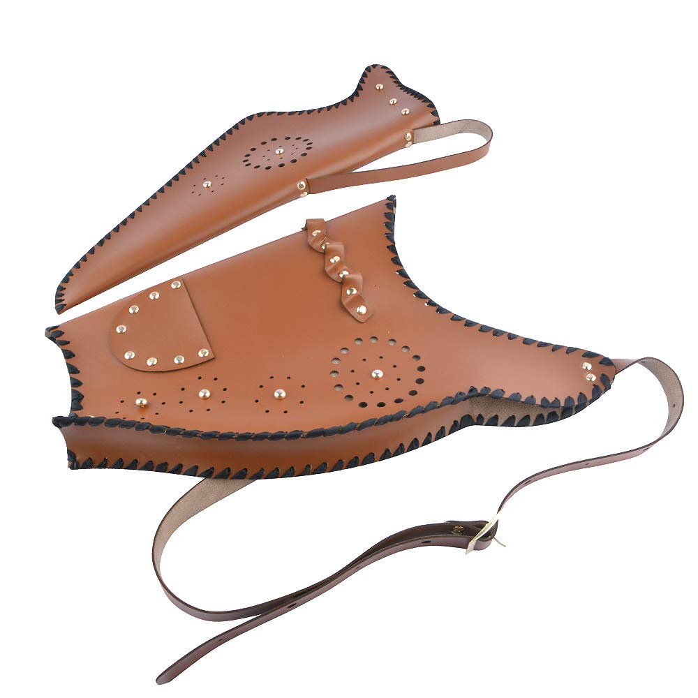 Tiro con L'Arco Borsa per Arco da Caccia Custodia per Arco in Pelle Fatta a Mano Porta Freccia Freccia Faretra Attrezzatura da tiro all'aperto per Arco Ricurvo Longbow