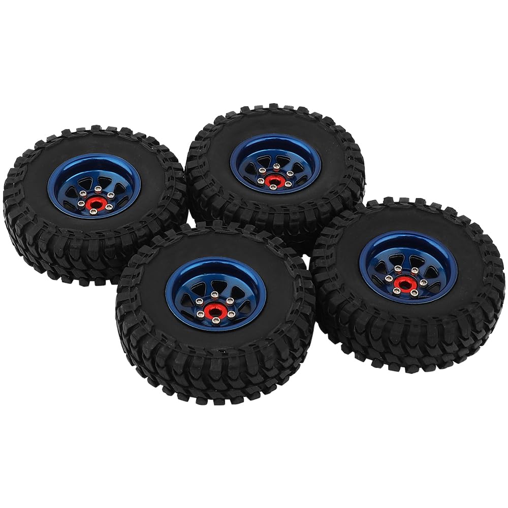 Jantes Beadlock Jantes Et Pneus FLYXM 1.3 Beadlock 70mm Pour RC Crawler 1/18 1/24 Trx4m SCX24