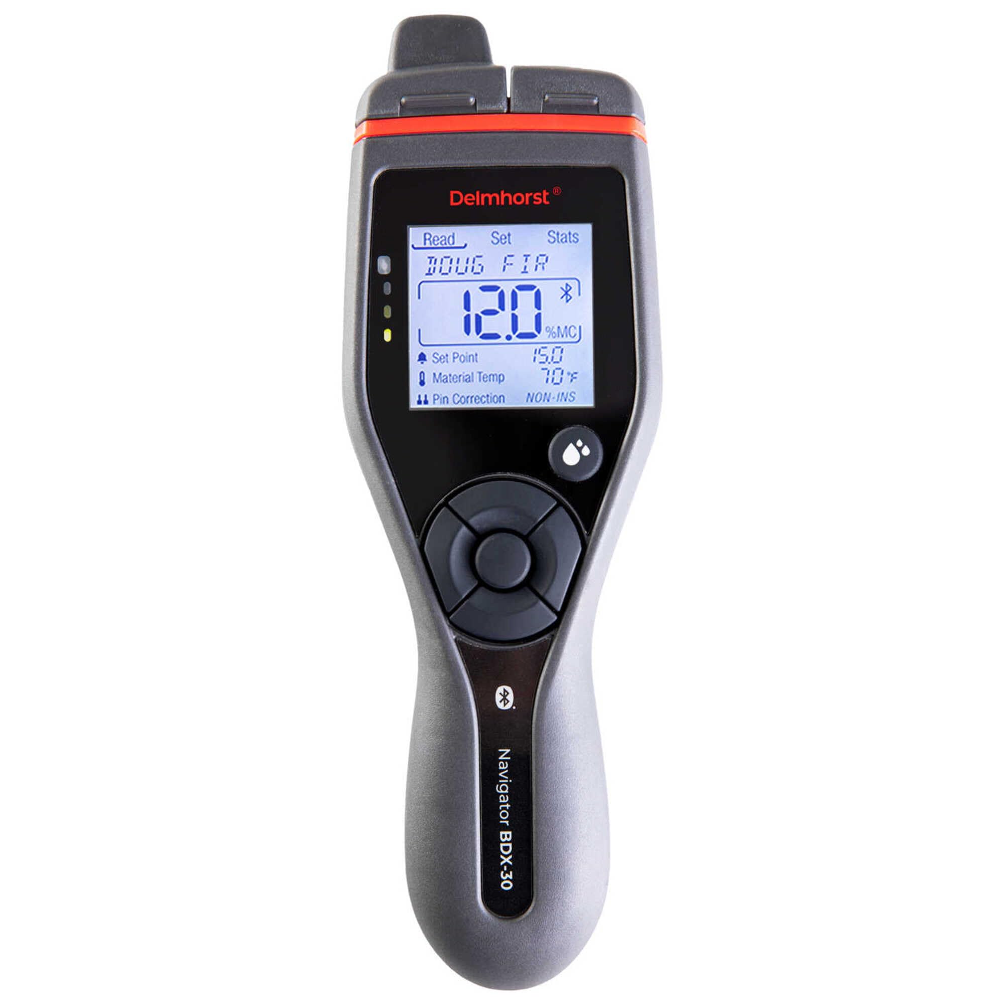 BDX-30W/CS Digital Pin Moisture Meter with Carrying Case/Includes meter, 324CAS-0111 carrying case, and (2) extra 2498/A-100 pins.