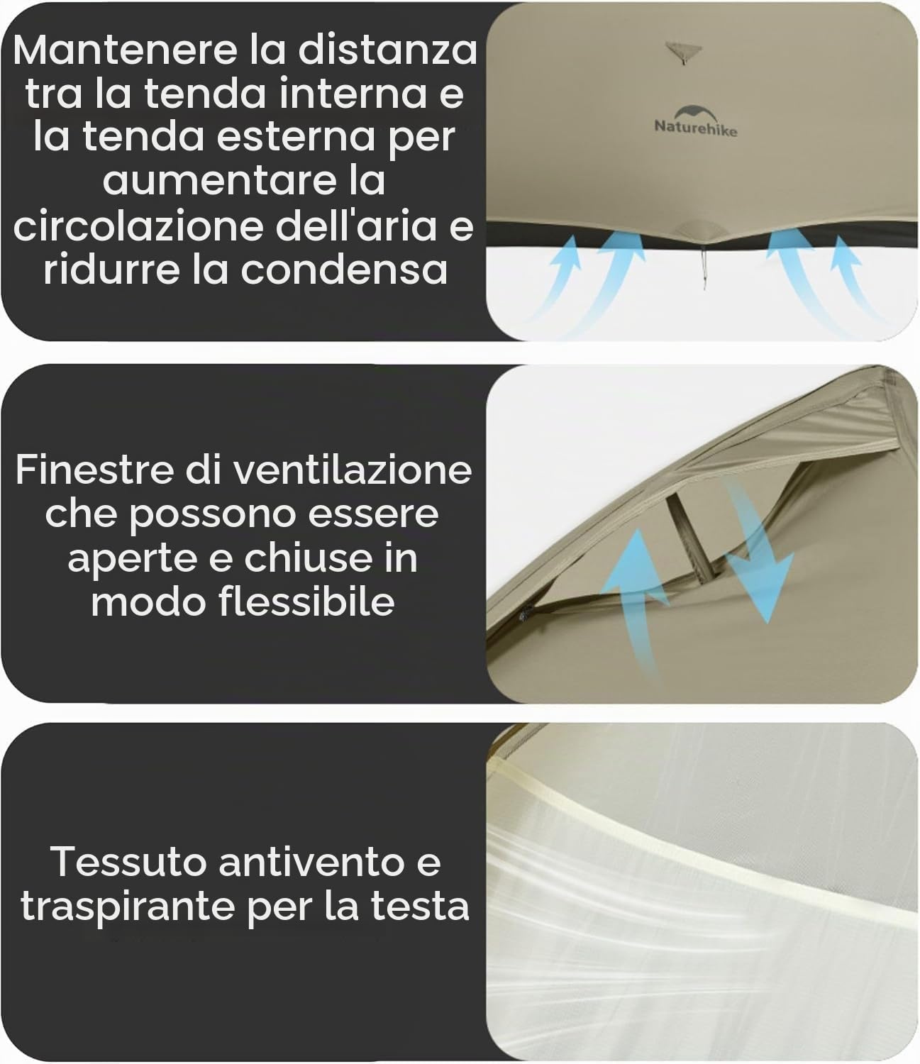 Naturehike Cloud Up Pro Tenda Aggiornamento 2024 Tenda ultraleggera 1,75 kg (tutti gli accessori inclusi), doppia tenda per 2 persone, ciclismo, campeggio, zaino