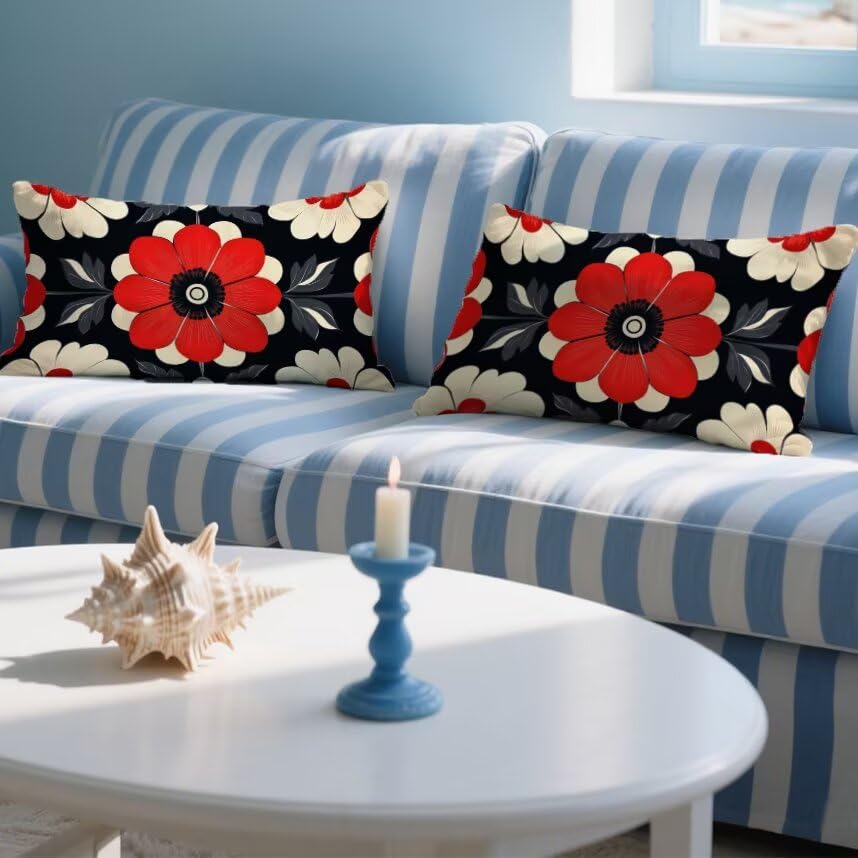 Coussin exterieur impermeable pour salon de jardin et terrasse lot de 2 housses 70x90