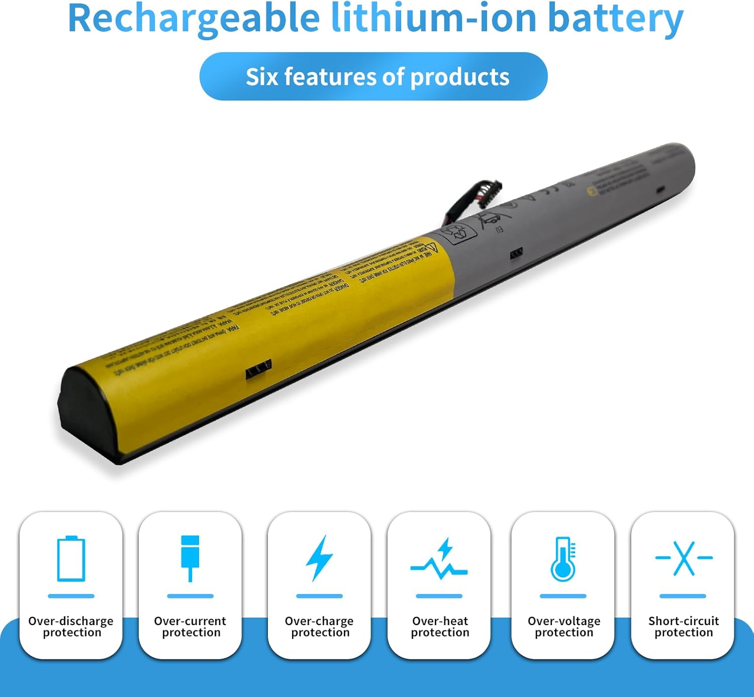 L13M4E61 L13S4E61 L13L4E61 L13S4A61 L13L4A61 L13M4A61 121500260 2ICR19/66-2 Laptop Battery Compatible with Lenovo M50-70 M50-70A Flex 2-14 2-14D 2-15 2-15D Flex2 14 14D 15 15D 20377 Series(7.2V 32Wh)
