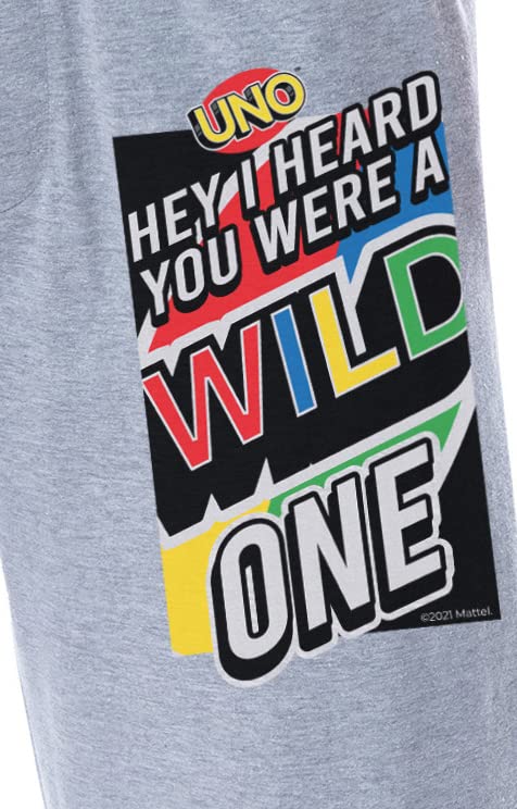 Mattel Mens' Uno Hey I Heard You Were A Wild One Sleep Pajama Pants3